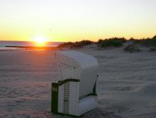 Borkum Strandkorb Sonne